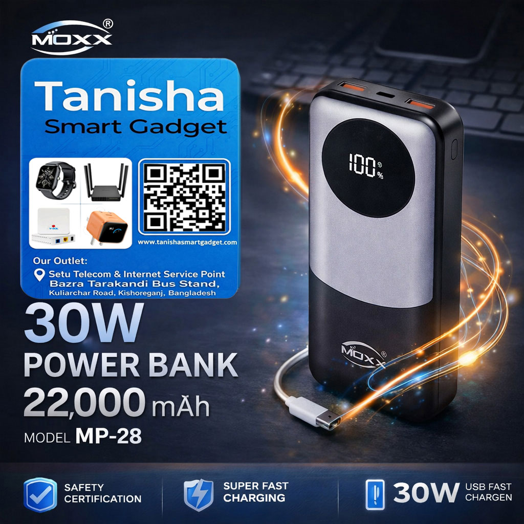 Moxx MP-28 22000mAh 30W Super Fast Charging