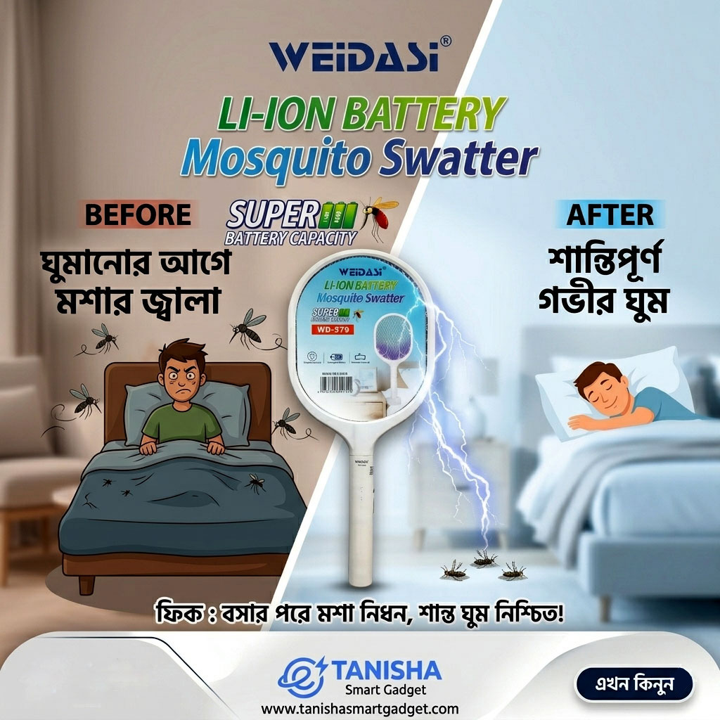 WEIDASI WD-979 Li-Ion Battery Mosquito Swatter