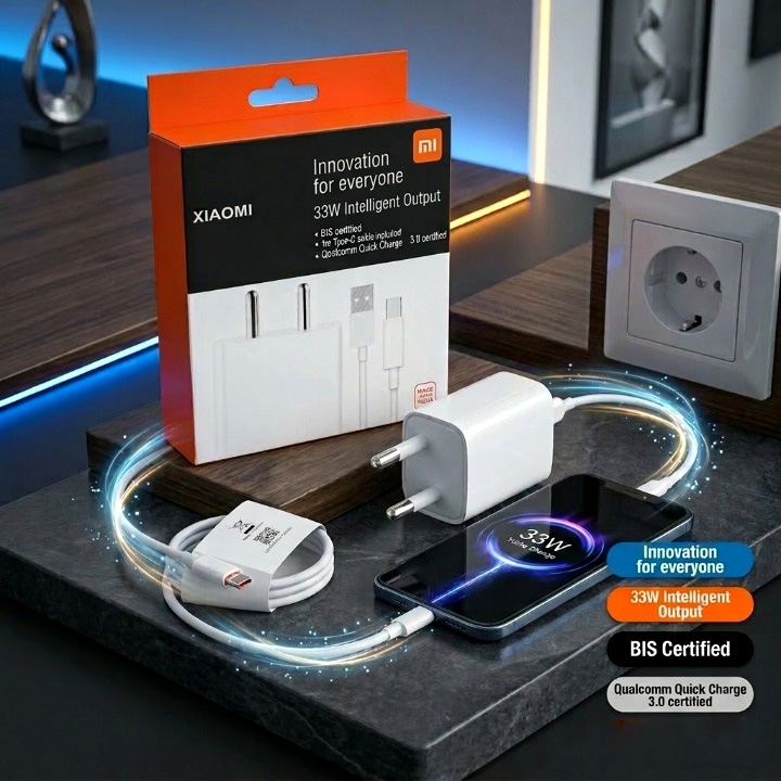 Mi SonicCharge 2.0 Charger 33W Power Adapter Suit