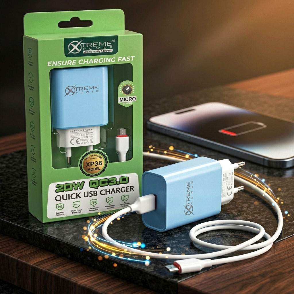 XTREME POWER 20W QC3.0 Quick USB Charger