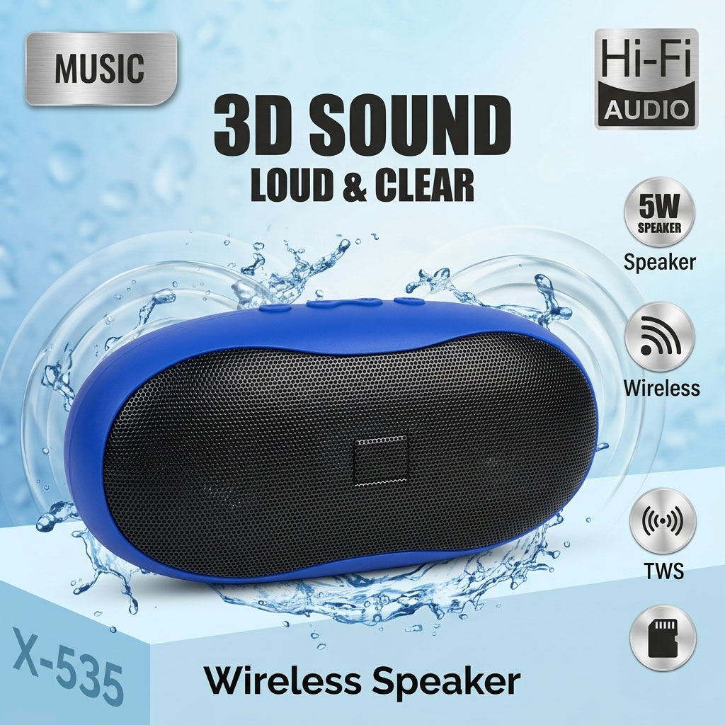 Music 3D Sound Wireless Speaker X535