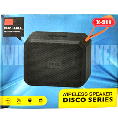 X-311 Bluetooth, USB, TF Card & FM Radio Supported Disco Series Speaker